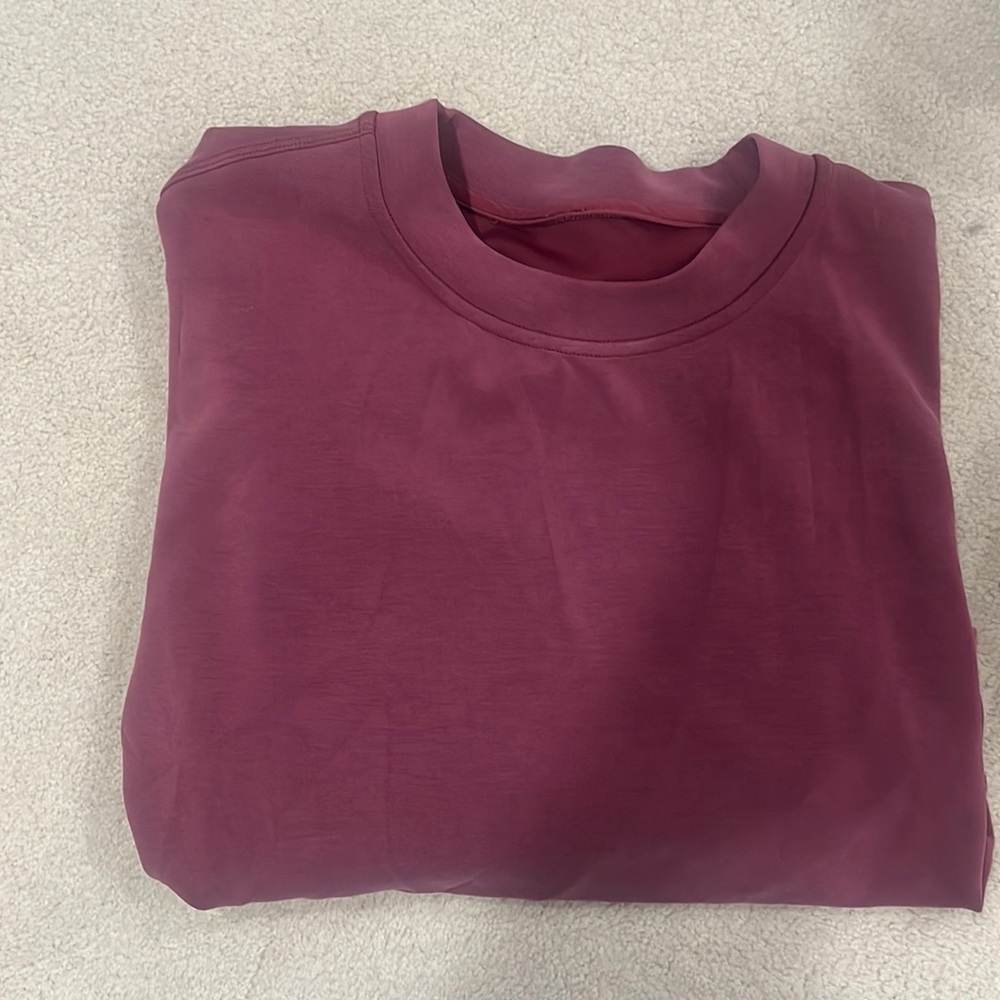 Lululemon Softstreme Perfectly Oversized Cropped Crew Size 4